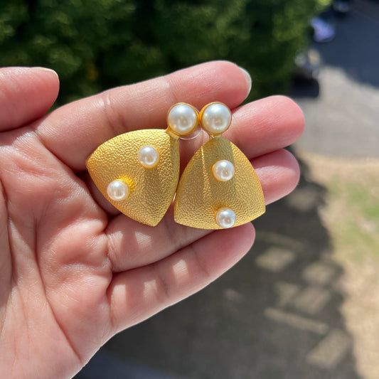 Gold plated Handmade brass jewellery